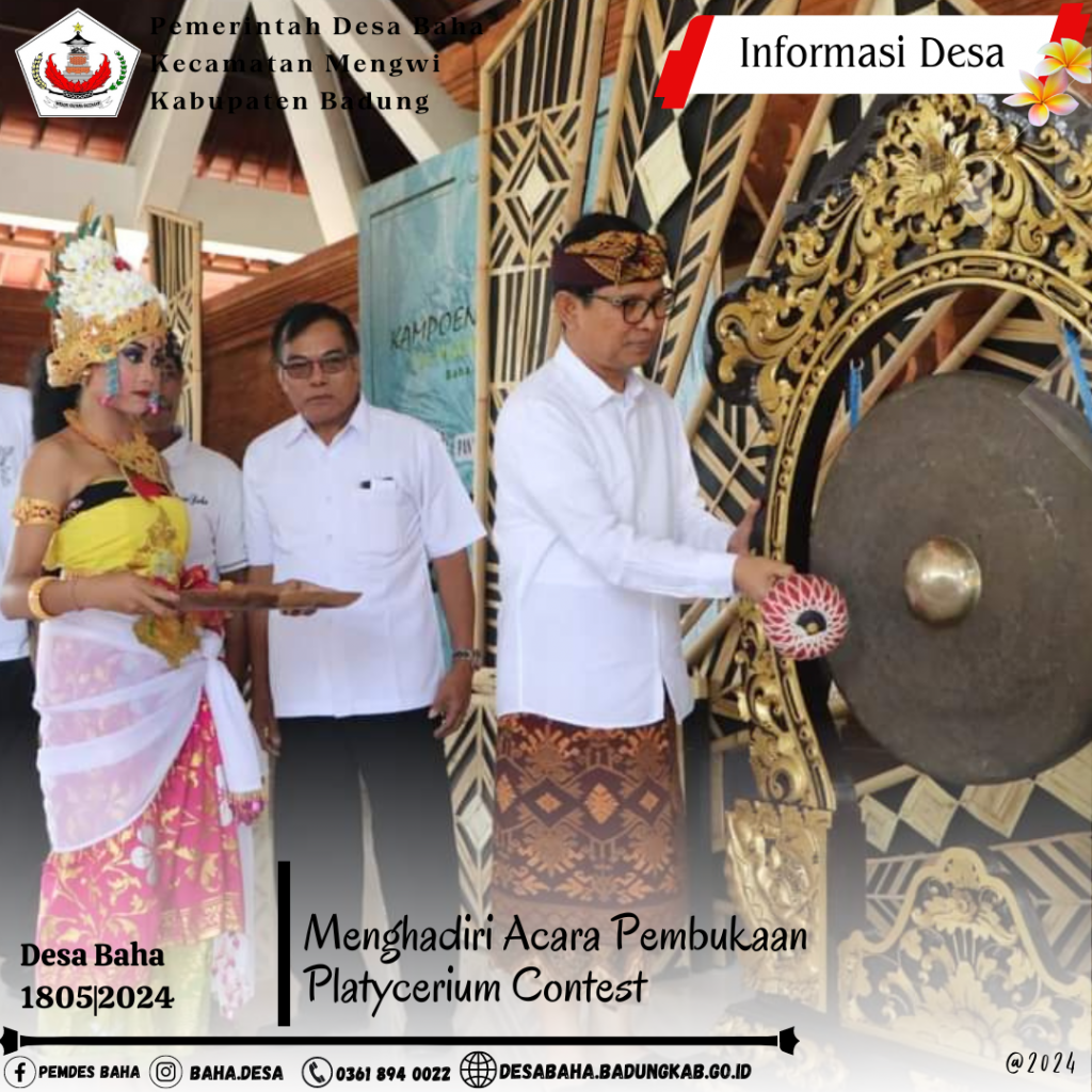 Menghadiri Platycerium Contest di Desa Baha